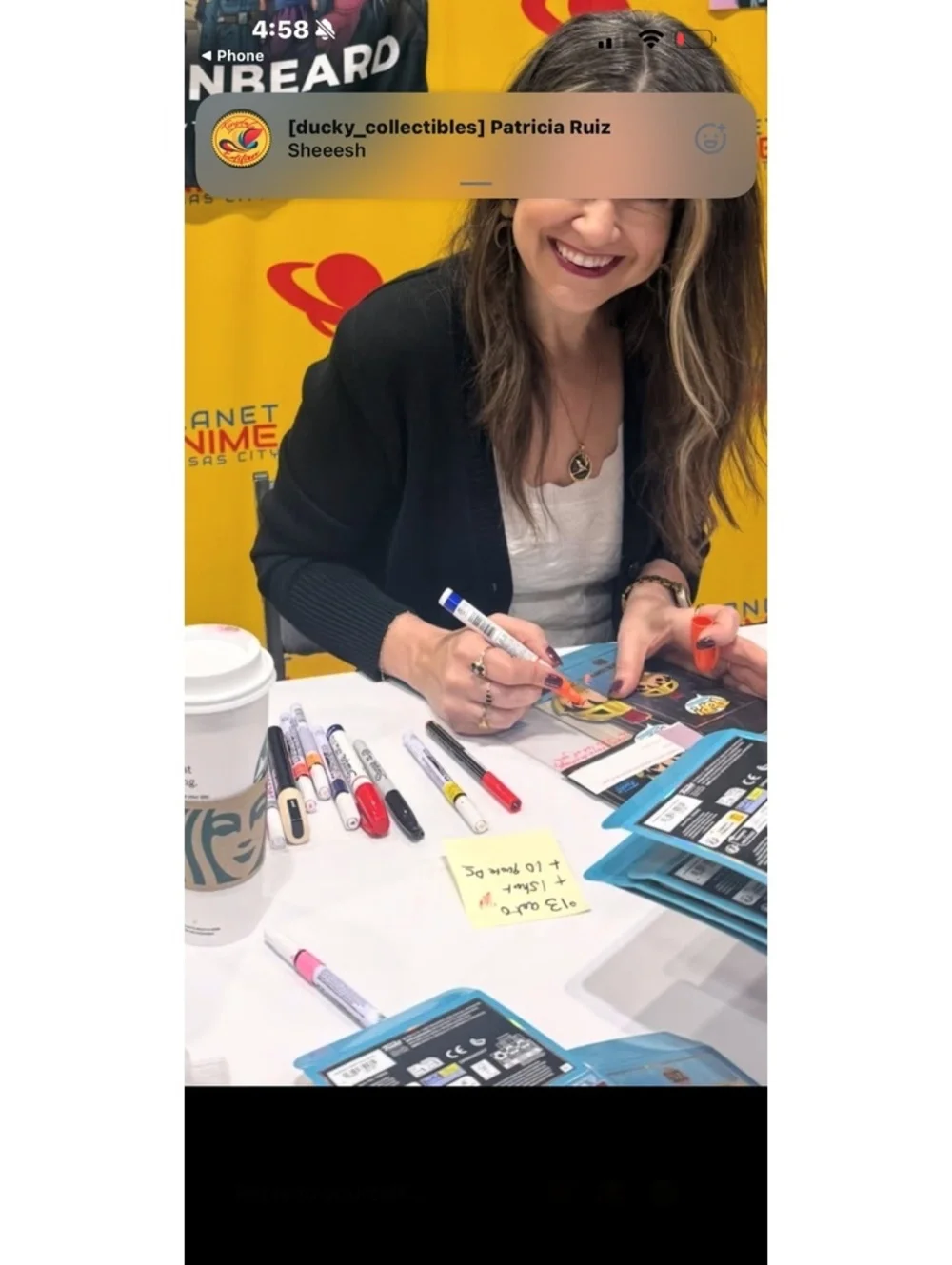 Colleen Clinkenbeard signed LE Luffy 9500 #5 ever signed One Piece Funko MAS COA
